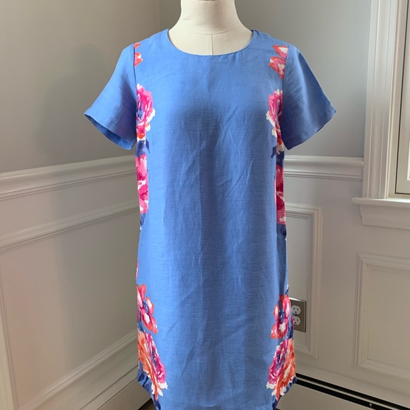 Joules Rosina Tunic Dress Haze Blue Rose - Picture 7 of 8